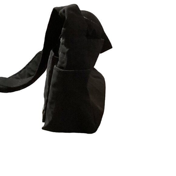 MHCNLL Anti-theft RFID Water-Resistant Nylon Crossbody Travel Bag Black 153F - Picture 6 of 9